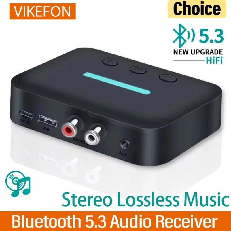 Desk Setup Speakers - Bluetooth 5.3 Audio Adapter Draadloze Ontvanger