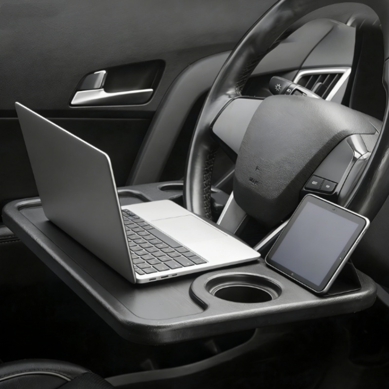 Desk Setup Laptop - Autostuurwieltafel Universele stuurwielaanpassing Laptop Tablet Multifunctionele