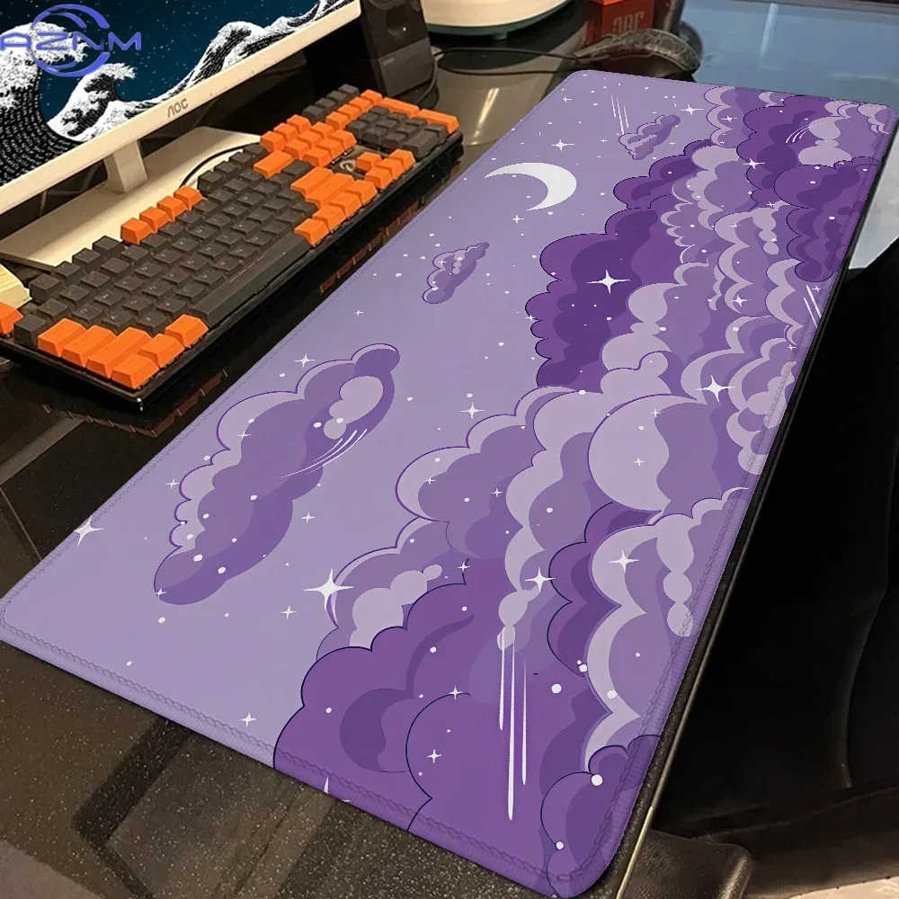 Desk Setup With Laptop - Skyscape Setup Gaming Accessoires Grote Muismat