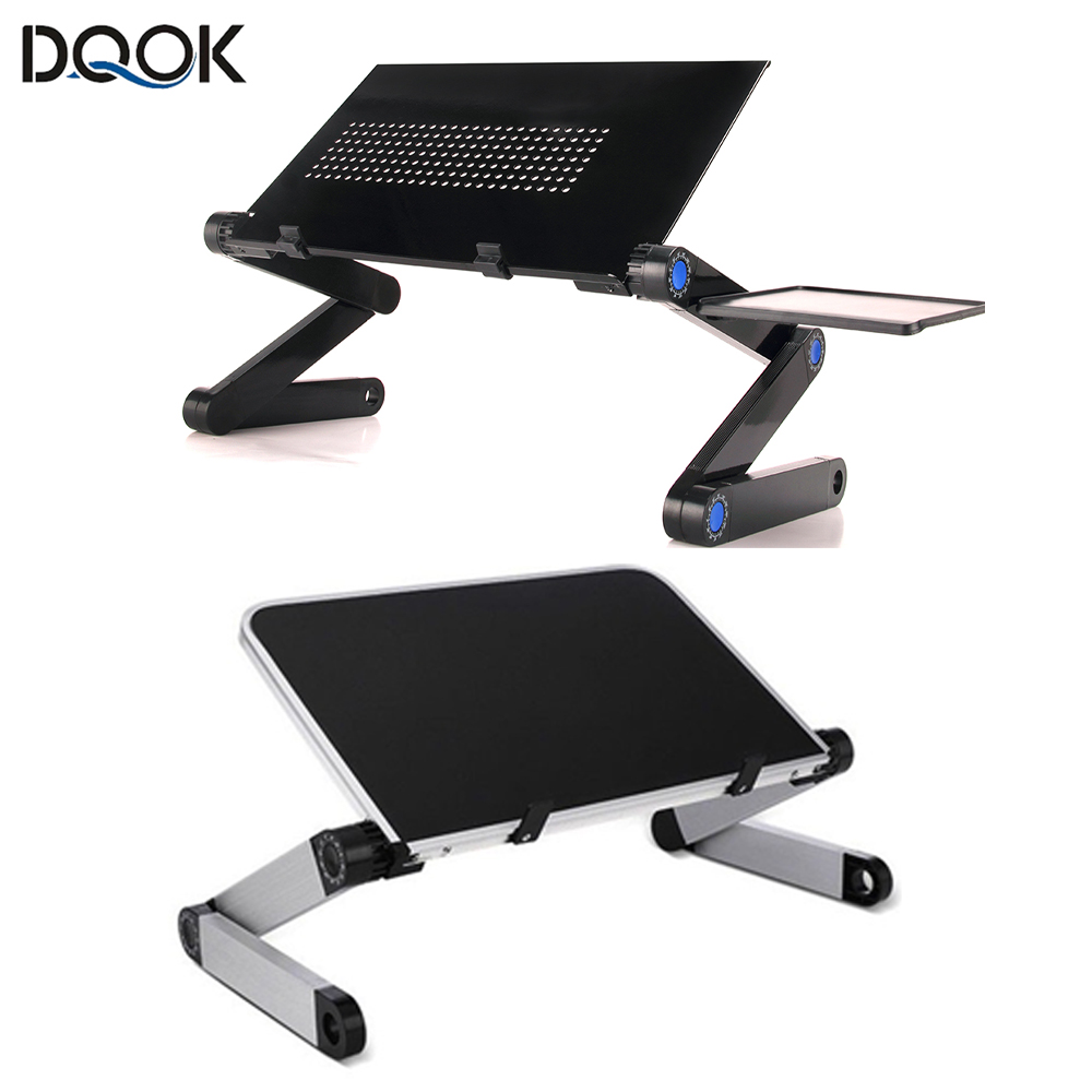 Desk Setup Laptop - Verstelbare laptop bureaustandaard Draagbare aluminium ergonomische