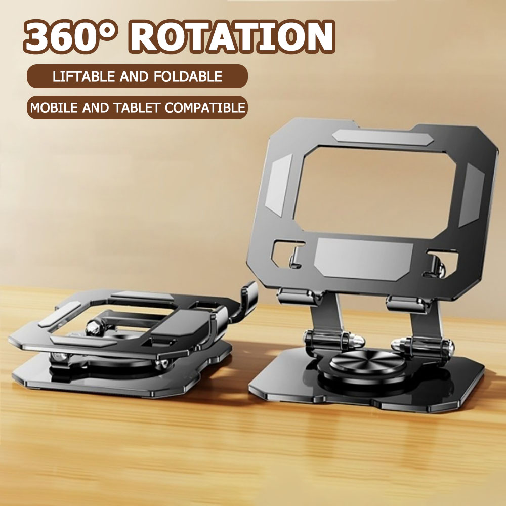 Desk Setup Tips - 360 graden draaibare tablet- en telefoonstandaard,