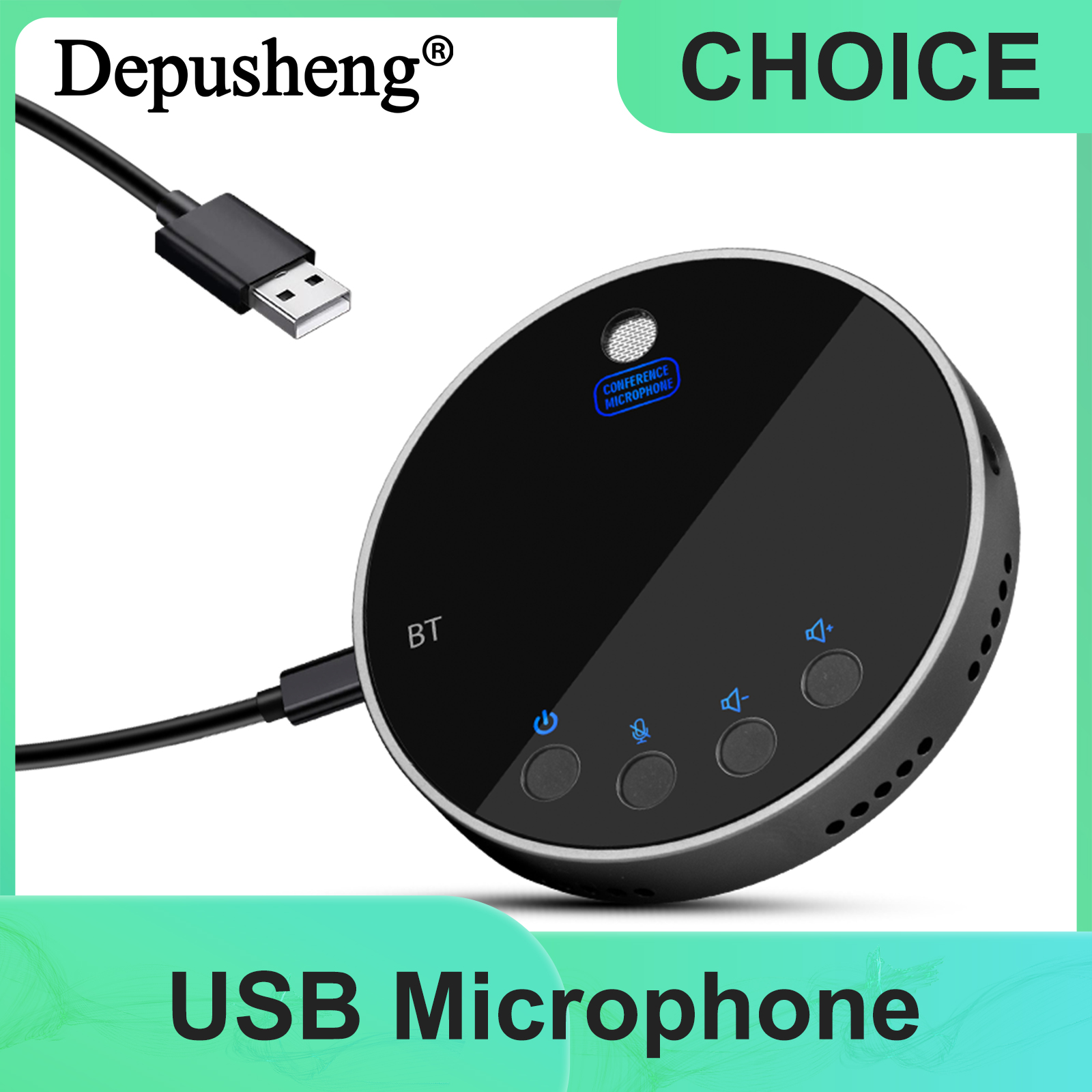 Desk Setup Speakers - Professionele USB Conference Desktop Microfoon Luidspreker