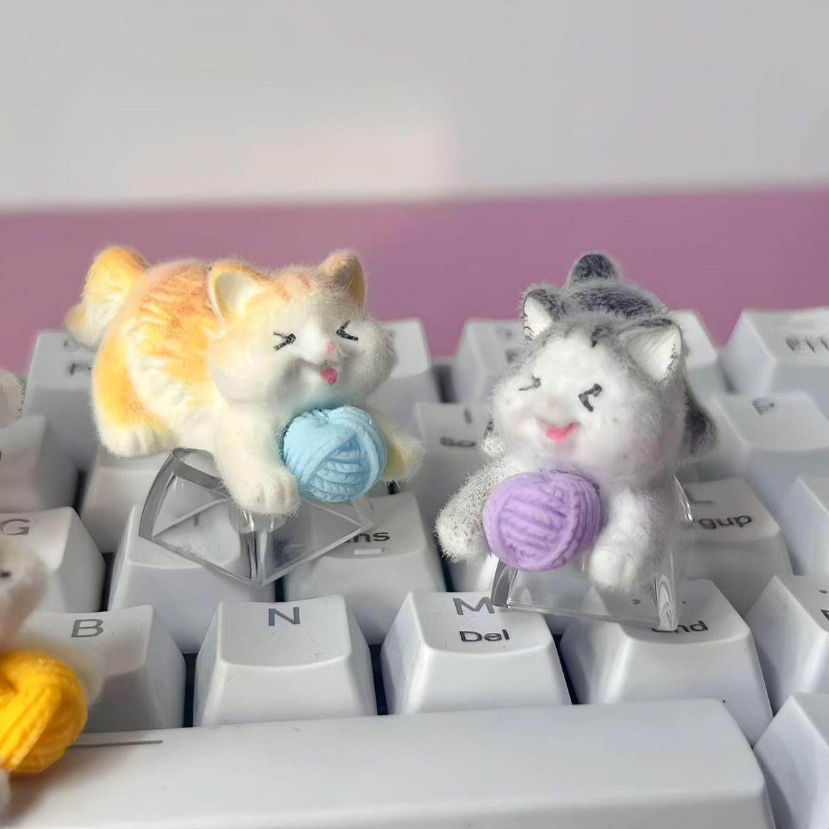 Furry Cat Artisan Keycap Pluch - Desk Setup Tablet recensie en prijs