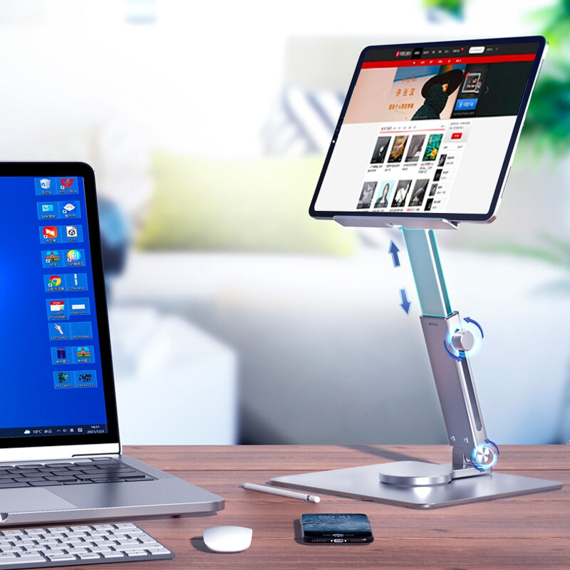Aluminium tabletstandaard 360° - Desk Setup Ipad recensie en prijs