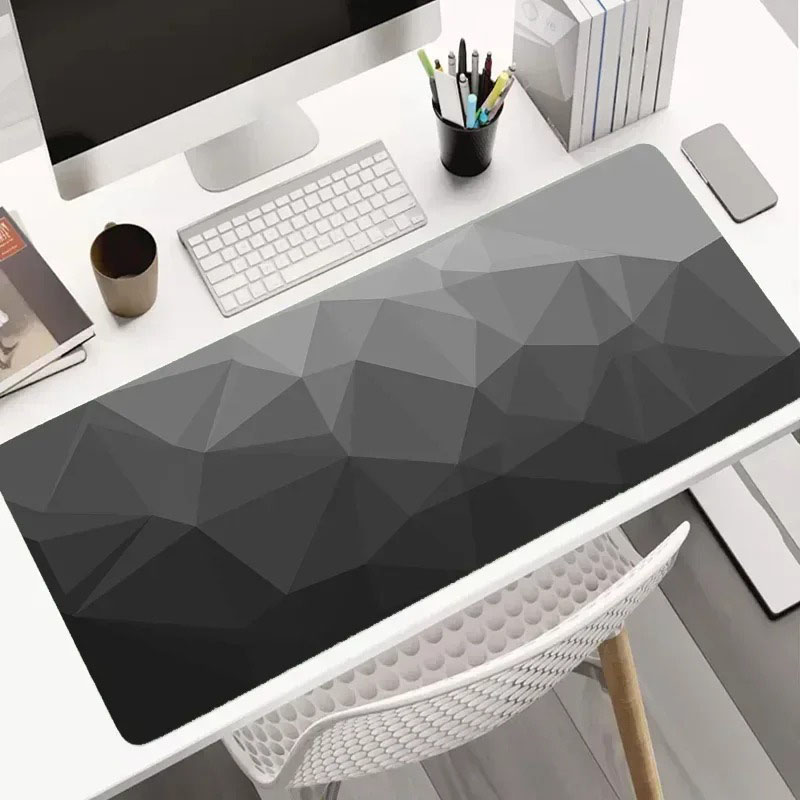 Modern donker geometrisch tafe - Desk Setup Grey recensie en prijs