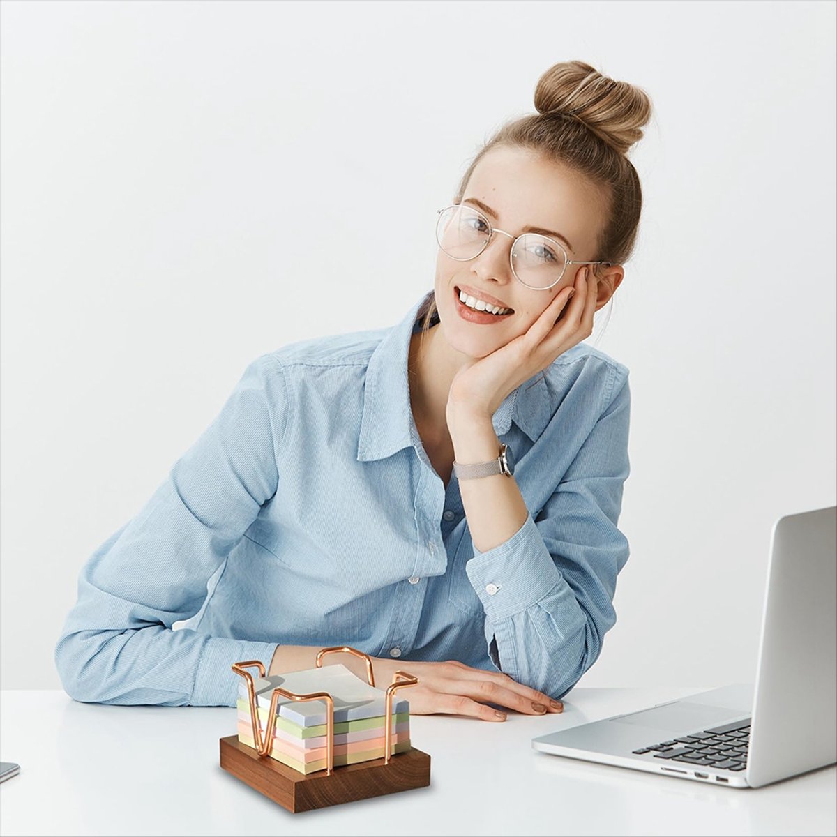 Beste van 2026 Houten Kleefbri - Sticky Memo Holder recensie en prijs