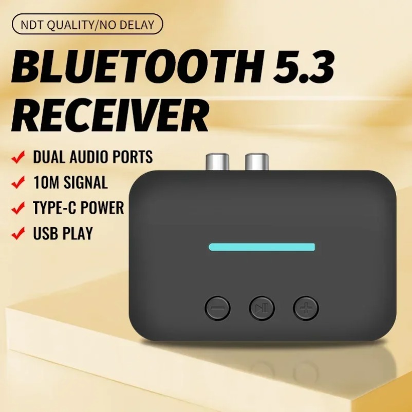 Bluetooth 5.3 Audio Adapter Dr - Desk Setup Speakers recensie en prijs
