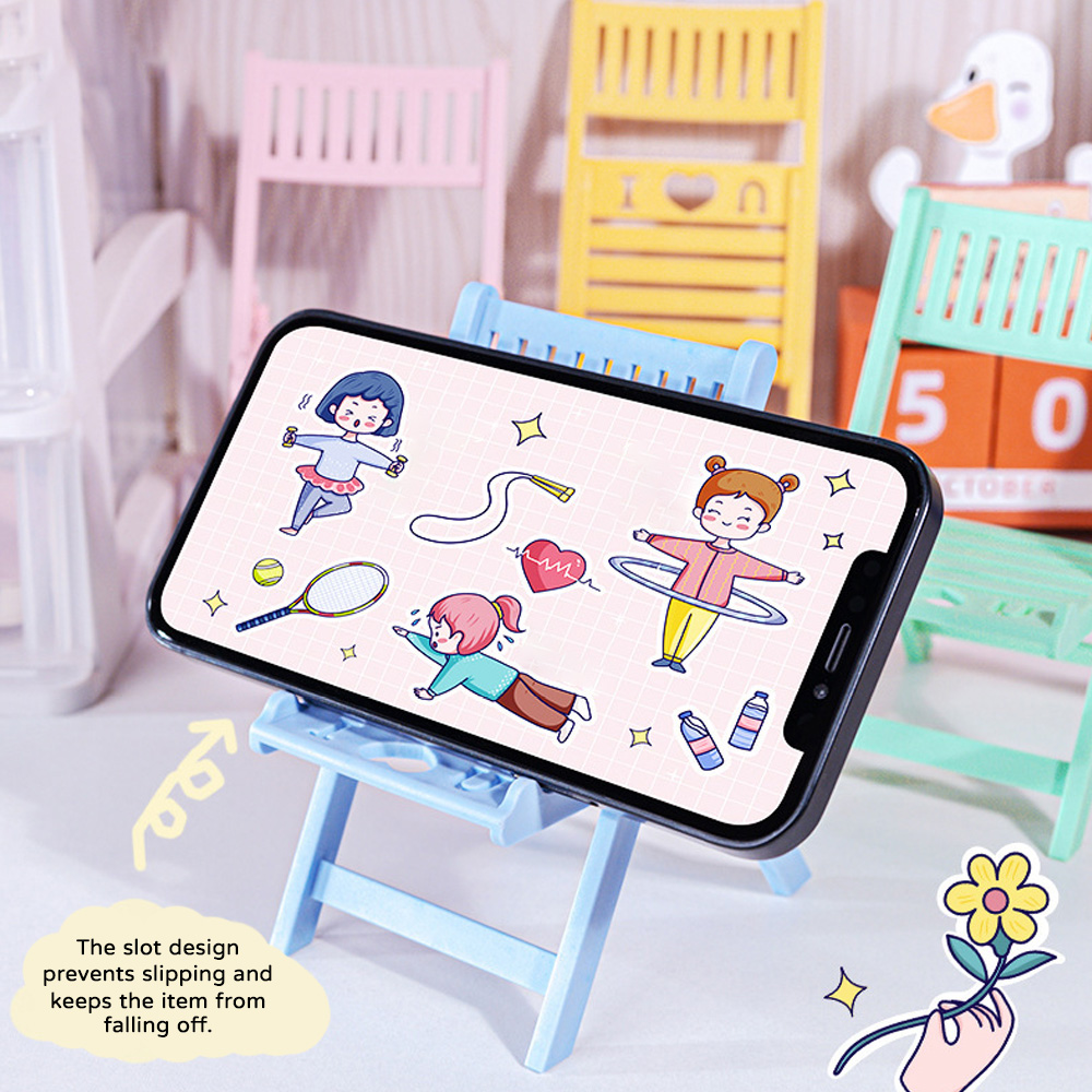 Mini opvouwbare stoel Telefoon - Desk Setup Videos recensie en prijs