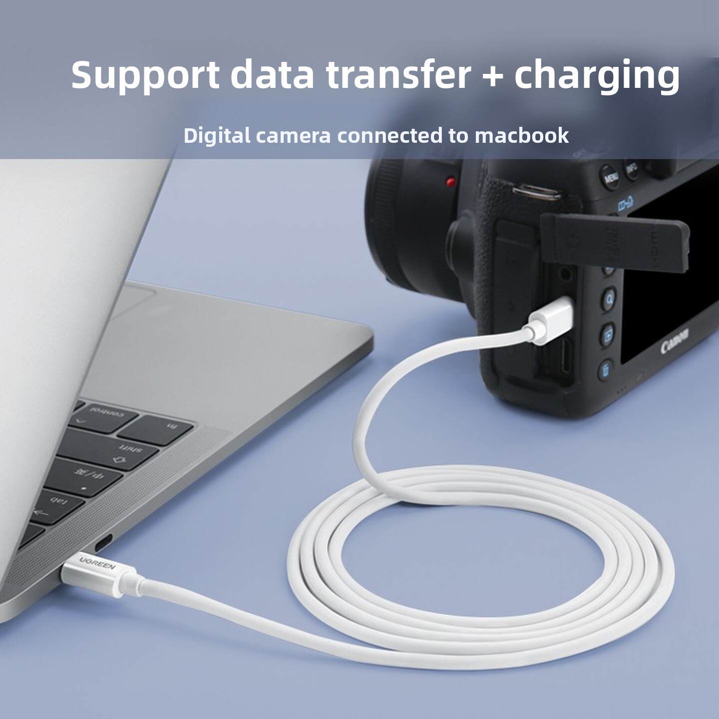 UGREEN USB2.0 Type C naar Mini - Desk Setup Ipad recensie en prijs