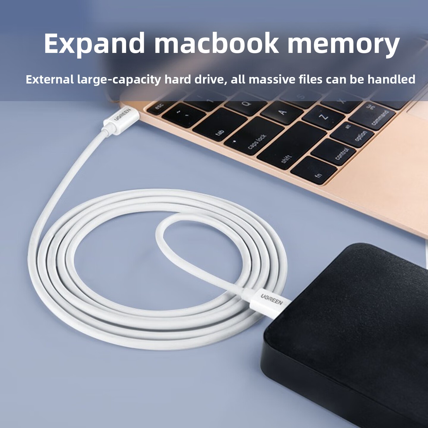 UGREEN USB2.0 Type C naar Mini - Desk Setup Ipad recensie en prijs