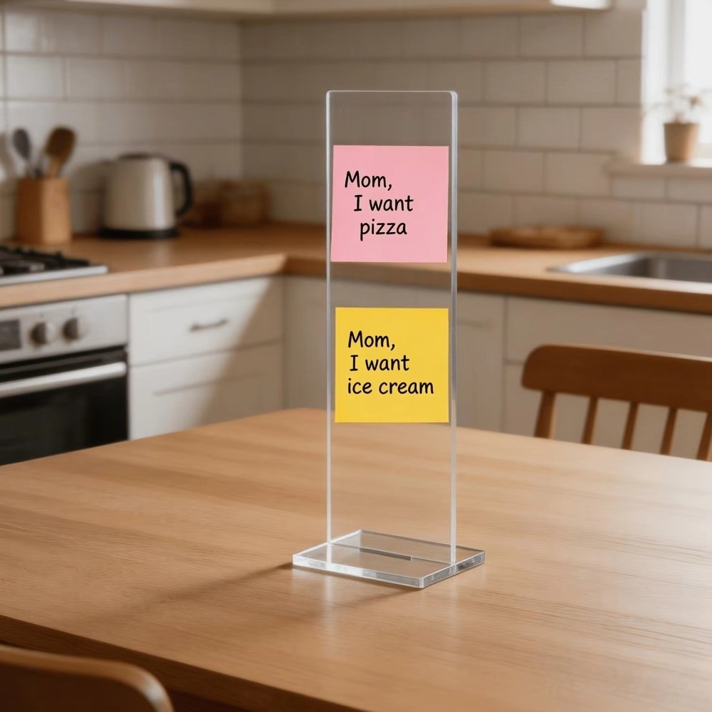 Duurzaam acryl memo-berichtbor - Sticky Memo Holder recensie en prijs