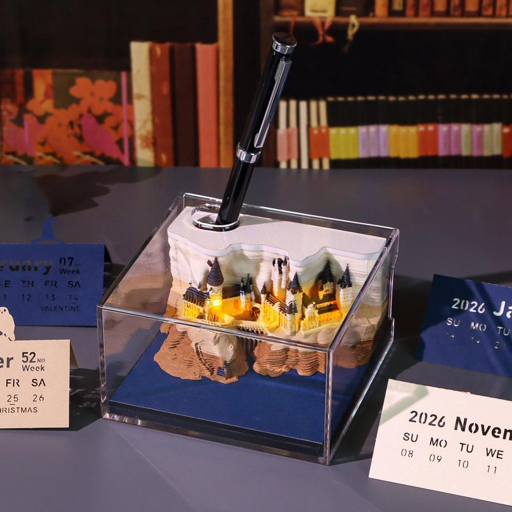 Mystieke 3D bureaukalender pop - Sticky Memo Holder recensie en prijs