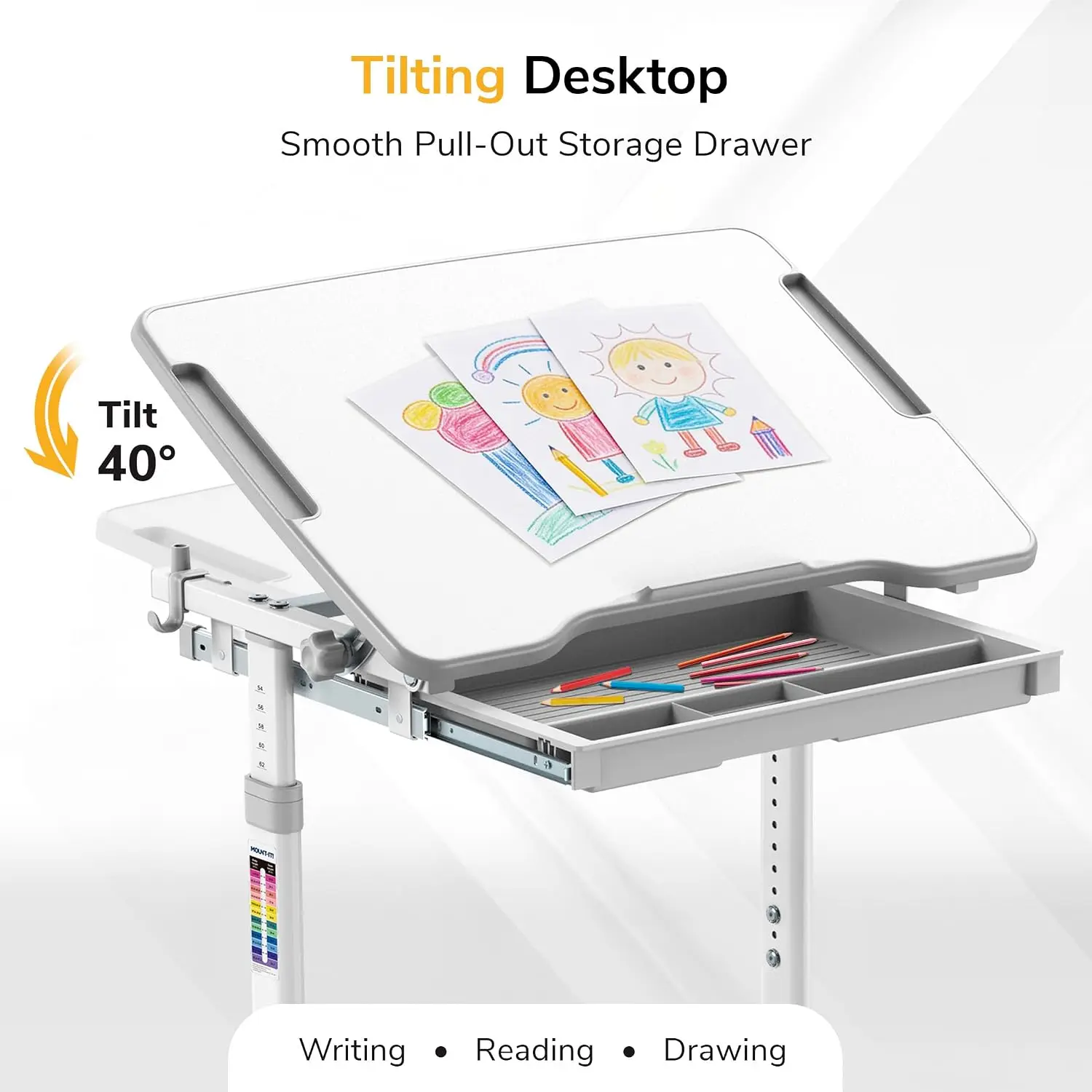 Mount-It! Kinderbureau en stoe - Desk Setup Kids recensie en prijs