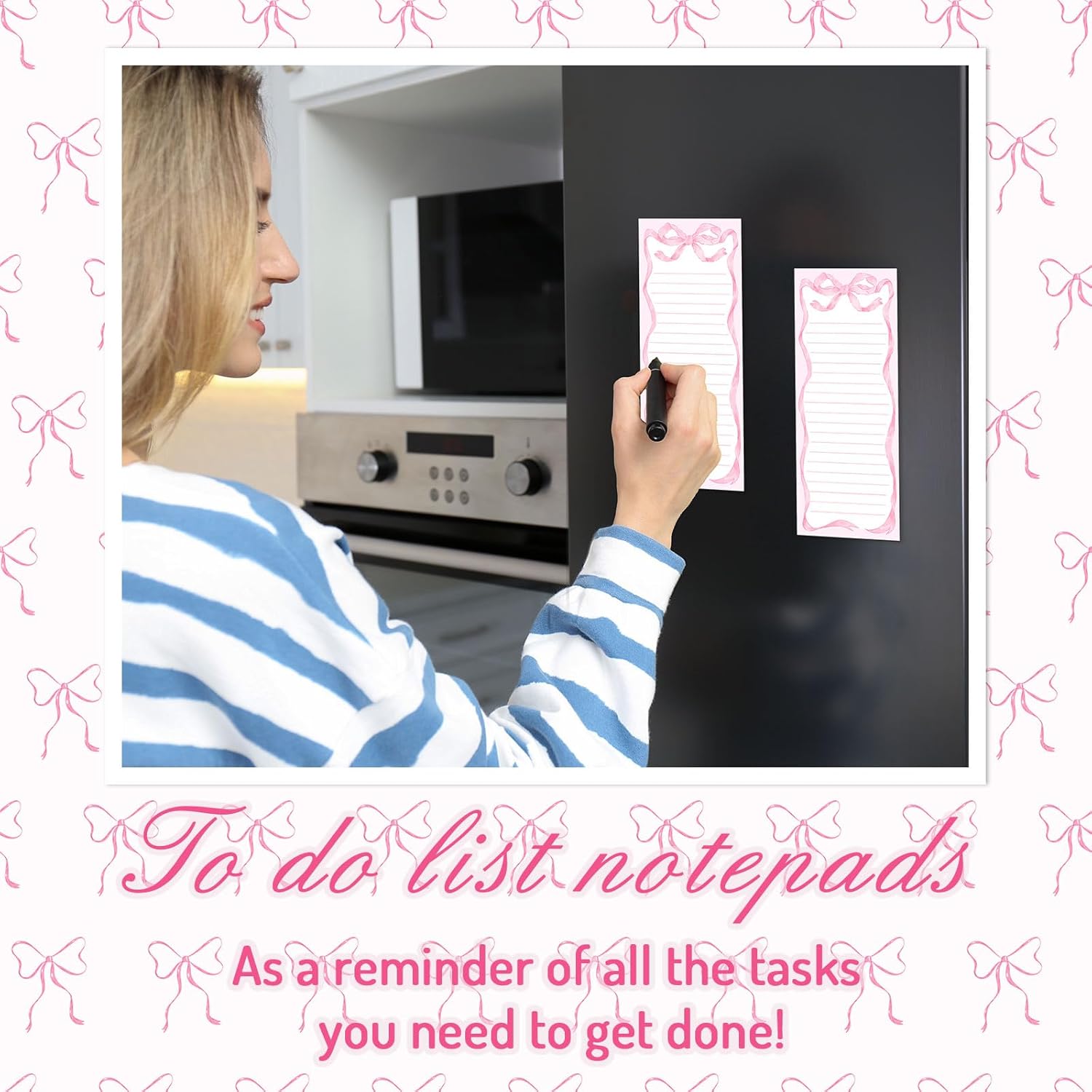 2/3-delige set roze strik magn - Sticky Memo Holder recensie en prijs