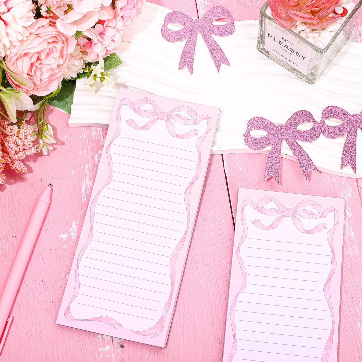 2/3-delige set roze strik magn - Sticky Memo Holder recensie en prijs