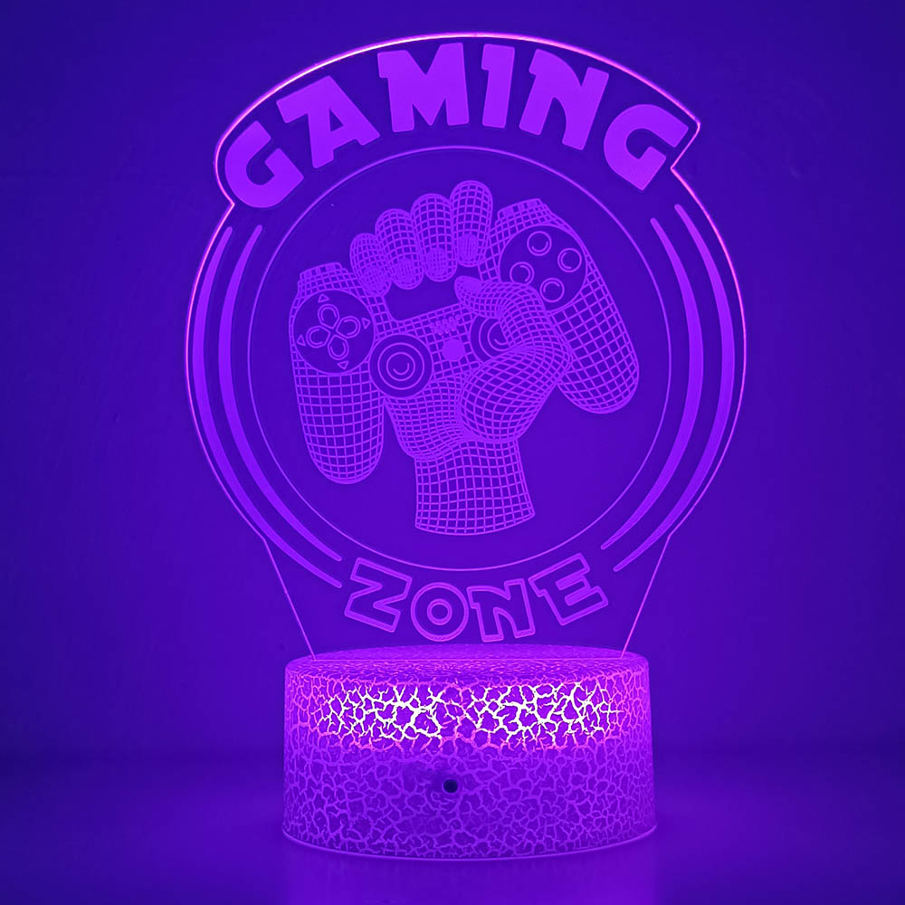 3d Nachtlampje Lamp Gaming Kam - Desk Setup Kids recensie en prijs