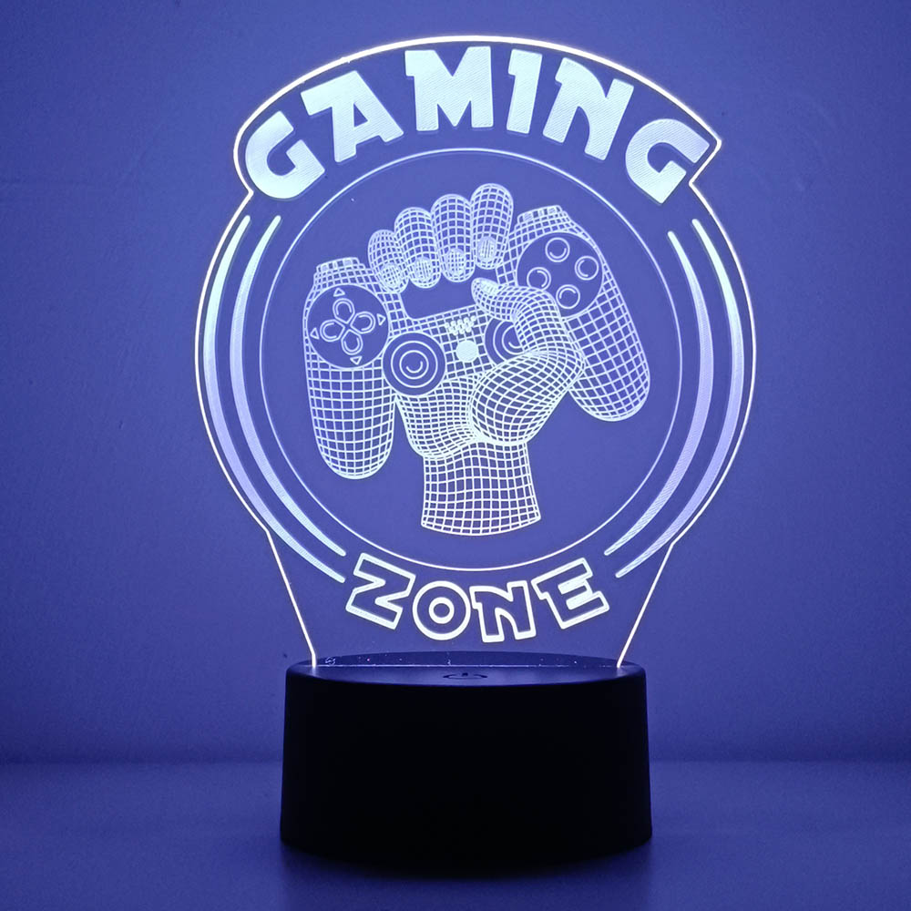 3d Nachtlampje Lamp Gaming Kam - Desk Setup Kids recensie en prijs