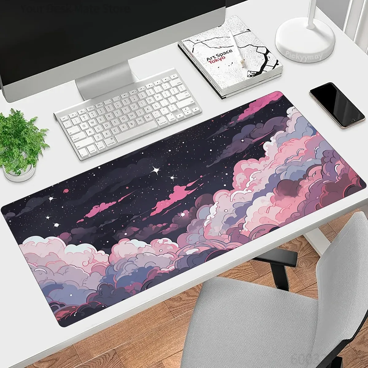 Schattige roze paarse anime ru - Desk Setup With Laptop recensie en prijs