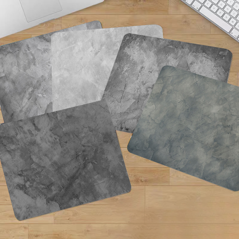 Muismat Grijze Textuur Bureau  - Desk Setup Grey recensie en prijs