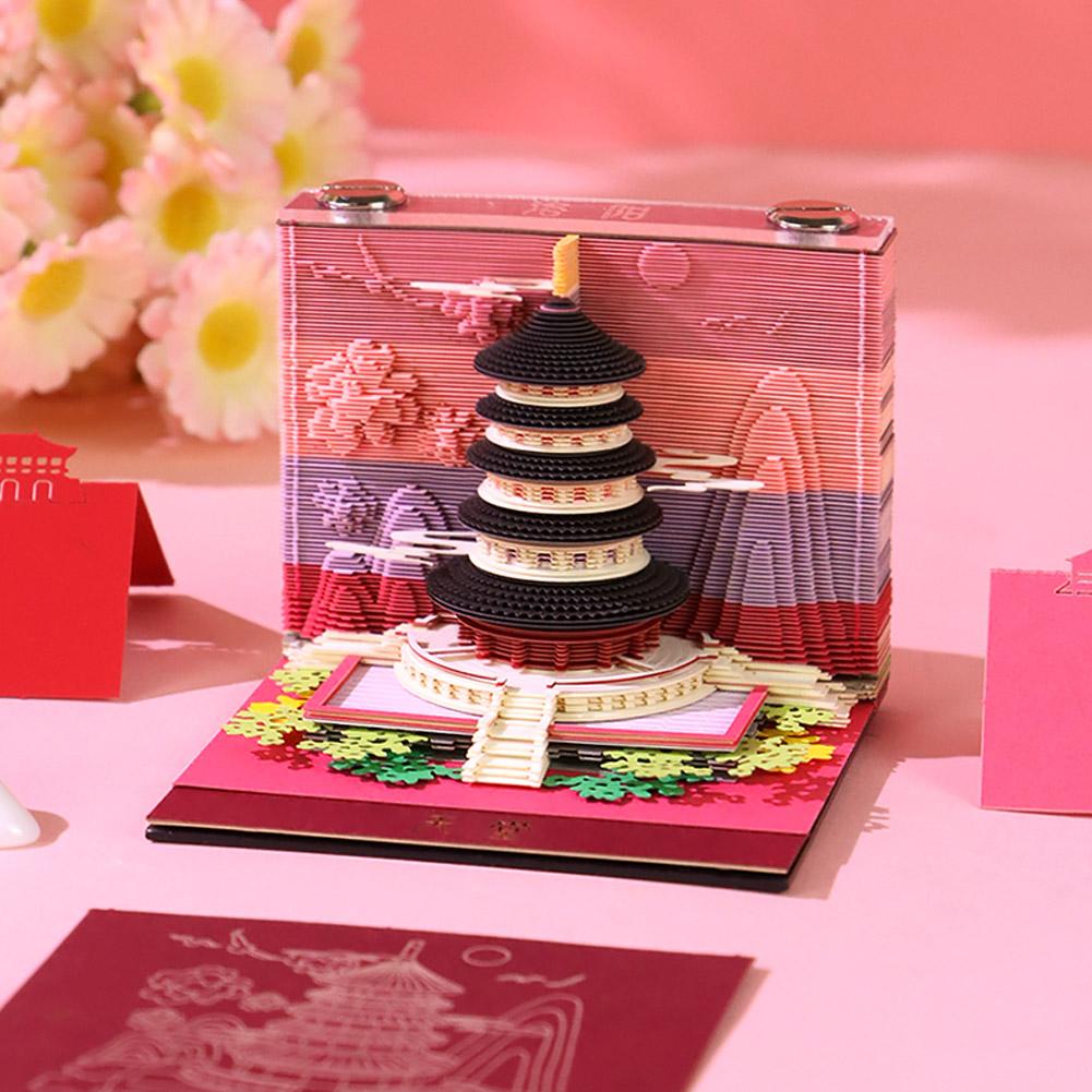3D Memo Pad Oude Architectuur  - Sticky Memo Holder recensie en prijs