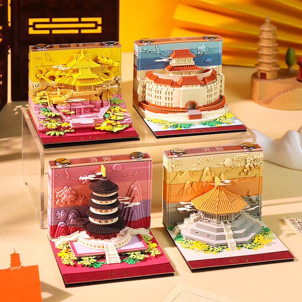 3D Memo Pad Oude Architectuur  - Sticky Memo Holder recensie en prijs