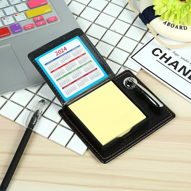 PU Lederen Memoblok met Kleven - Sticky Memo Holder recensie en prijs