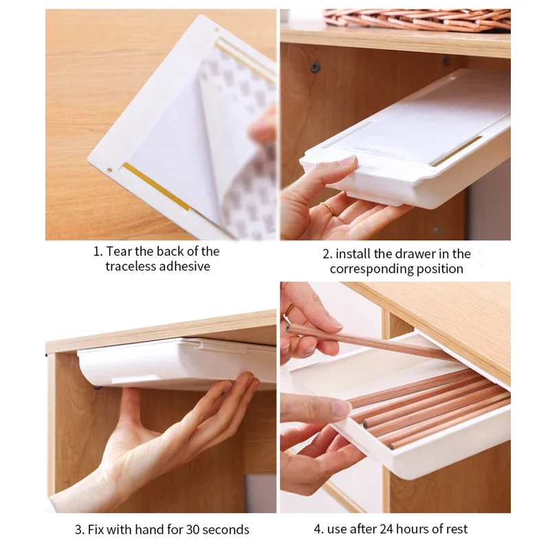 Verborgen opbergdoos Bureau-op - Desk Drawer Unit recensie en prijs