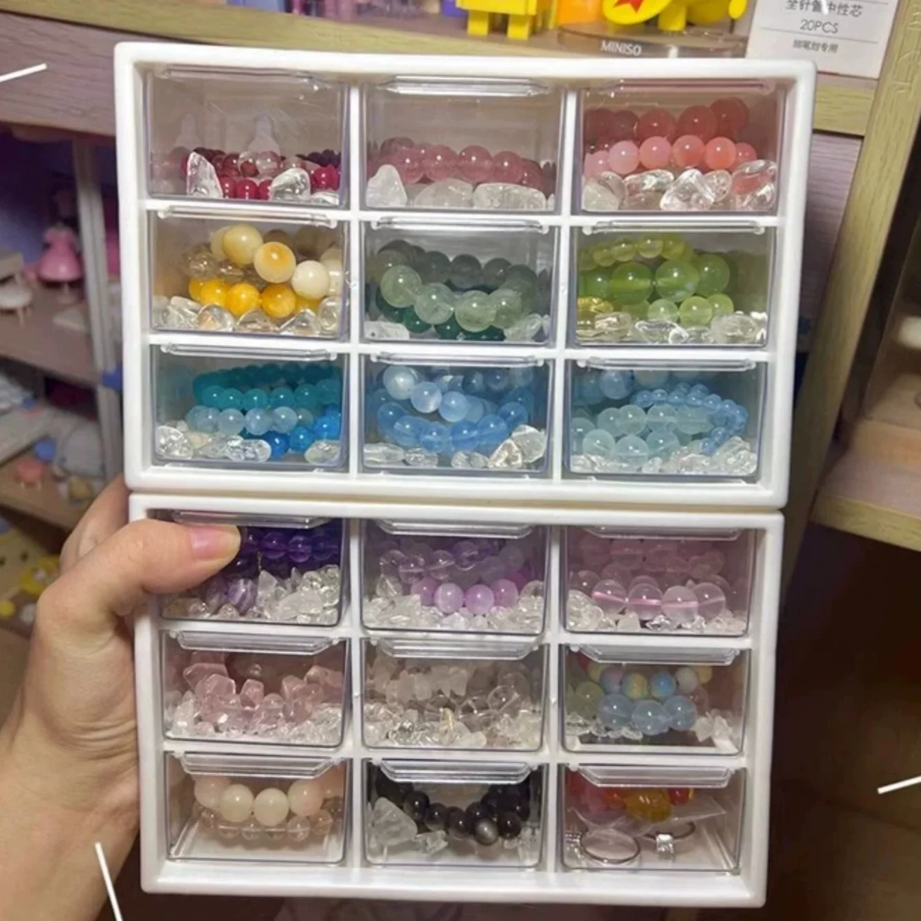 Opbergdoos van kralenmateriaal - Desk Drawer Unit recensie en prijs