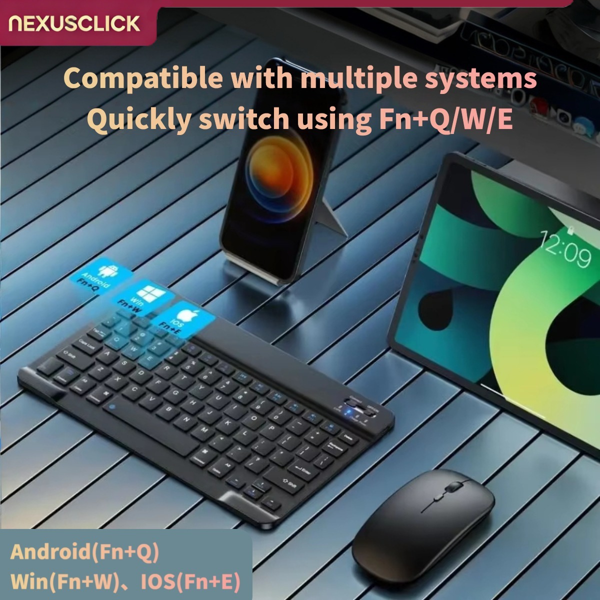 NexusClick draadloos Bluetooth - Desk Setup Ipad recensie en prijs