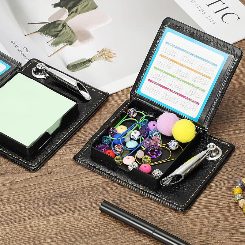 PU lederen notitiehouder doos  - Sticky Memo Holder recensie en prijs