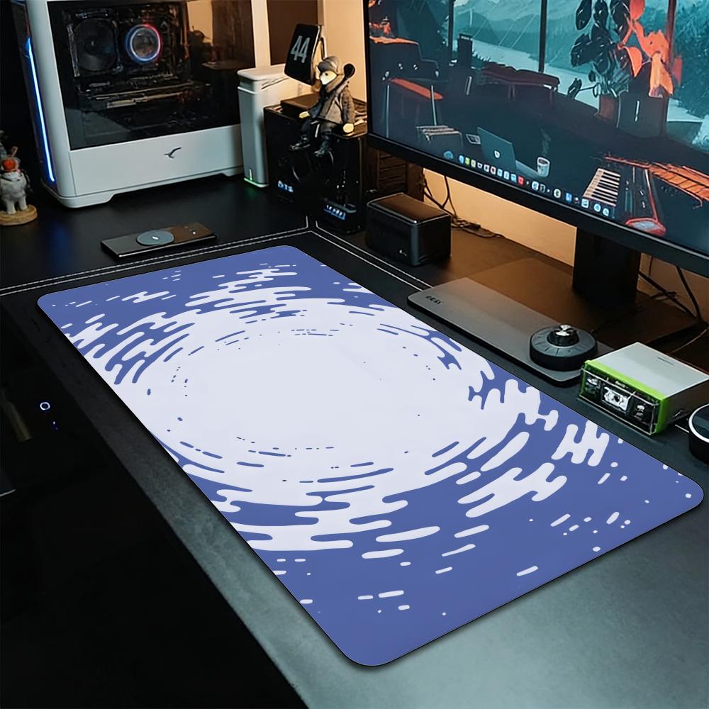 Grijze ronde geribbelde vloeis - Desk Setup Grey recensie en prijs