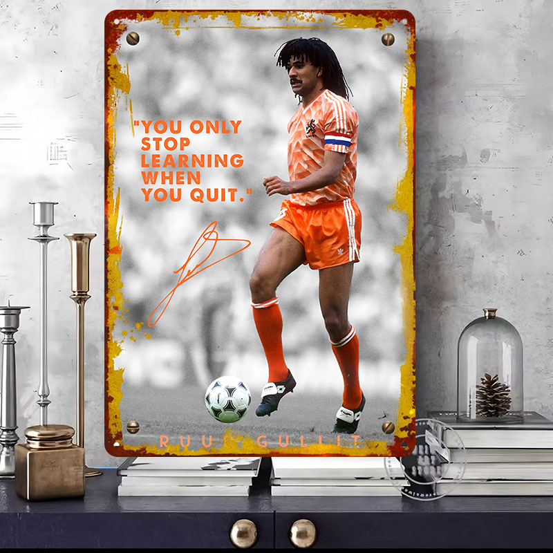 Ruud Gullit Voetballer Wanddec - Desk Room Setup recensie en prijs