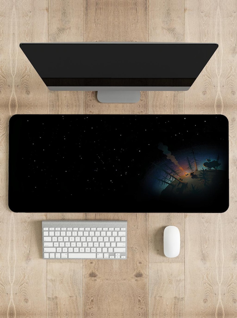 Outer Wilds Muismat Gaming Bur - Desk Setup With Laptop recensie en prijs