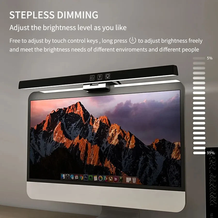 33cm 50cm LED Monitorlamp Lees - Desk Setup No Monitor recensie en prijs