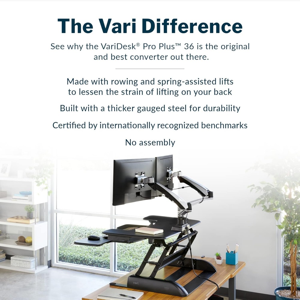 Desk Pro Plus 36, staande omvo - Desk Setup No Monitor recensie en prijs