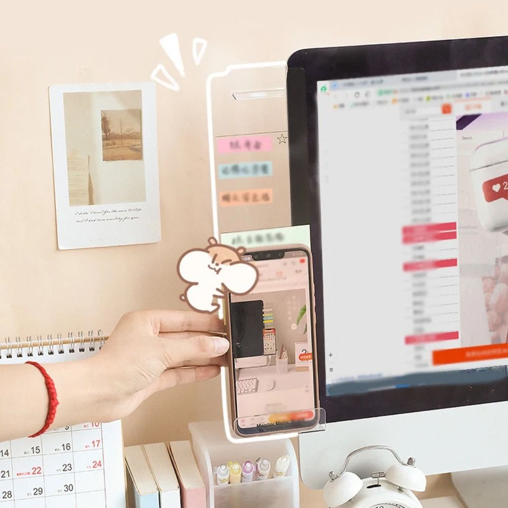 Transparant monitor memobord M - Sticky Memo Holder recensie en prijs