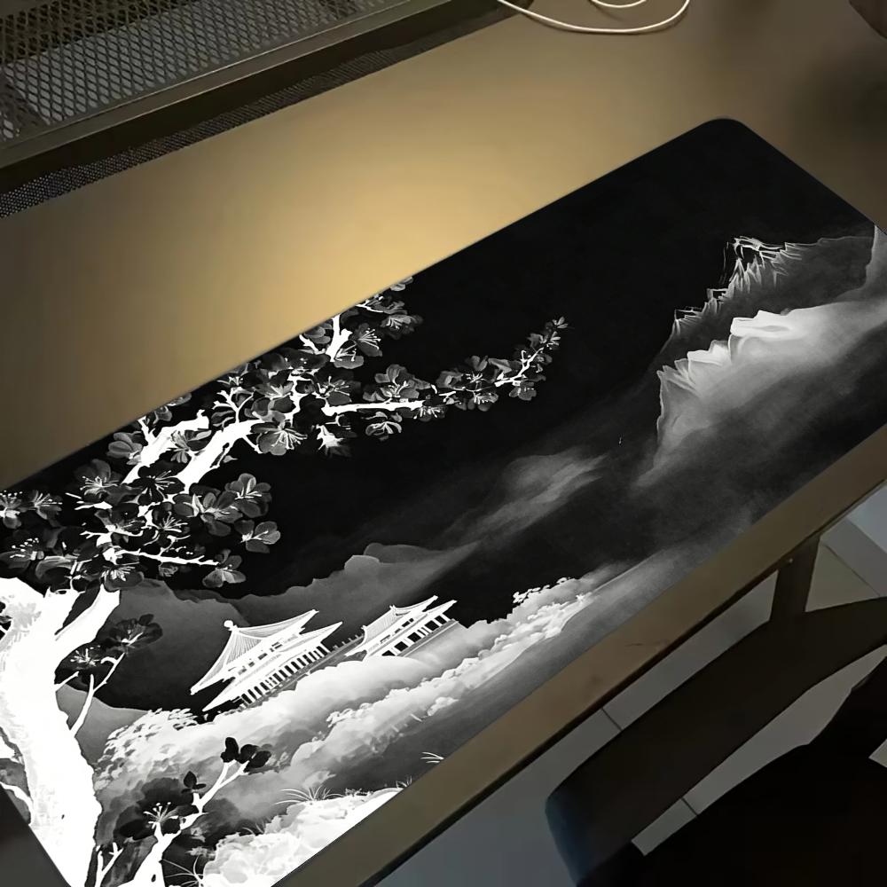 Grijze maanverlichte nacht gro - Desk Setup Grey recensie en prijs